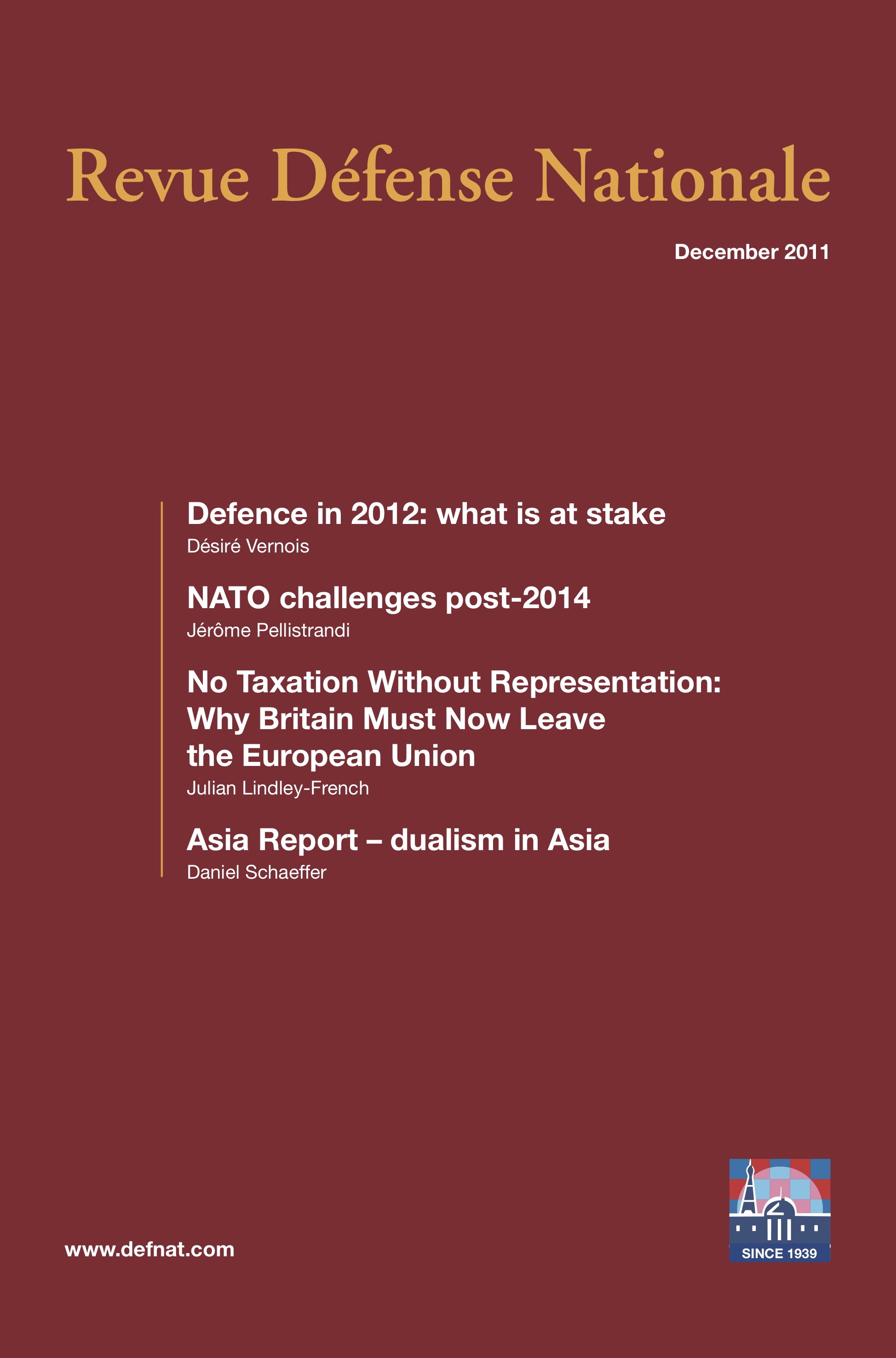 RDN n° 745 - December 2011